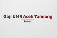 Gaji UMR Aceh Tamiang