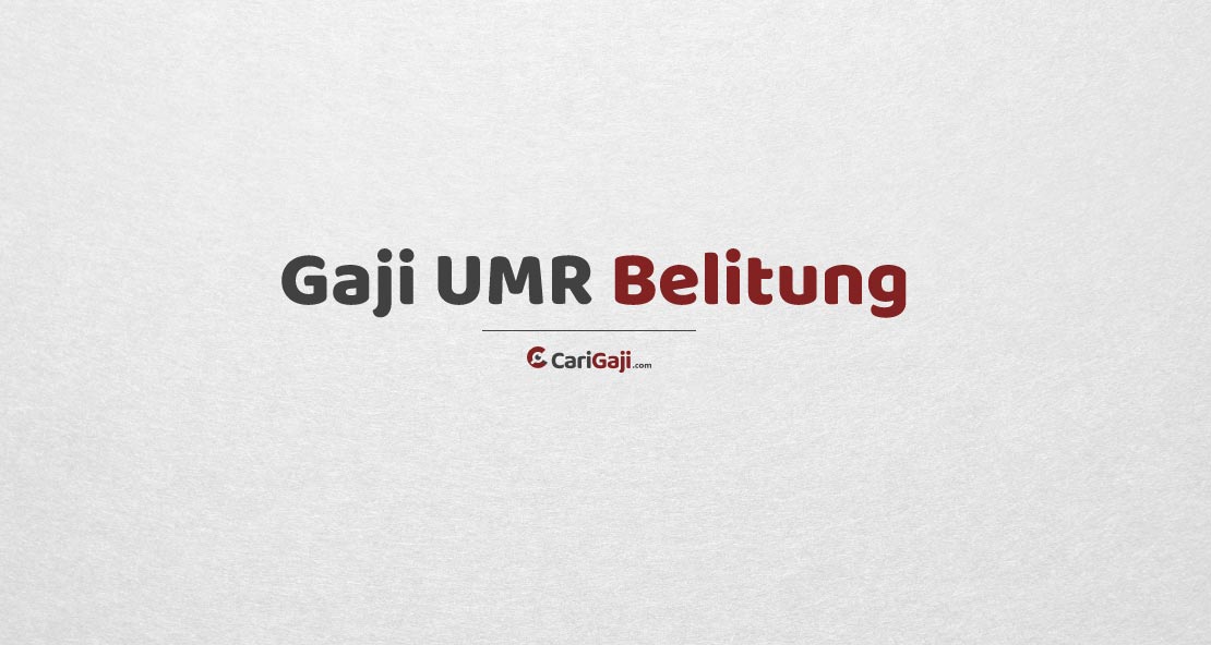 Gaji UMR Belitung