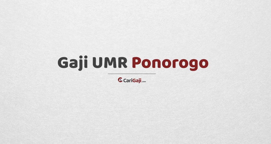 Gaji UMR Ponorogo