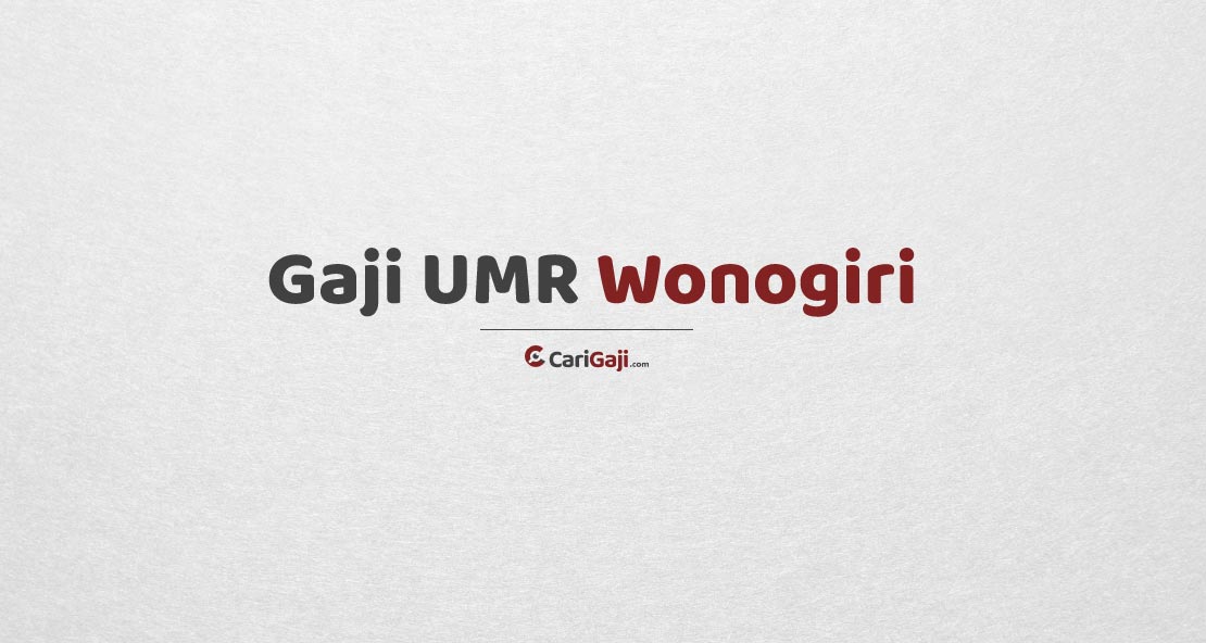 Gaji UMR Wonogiri