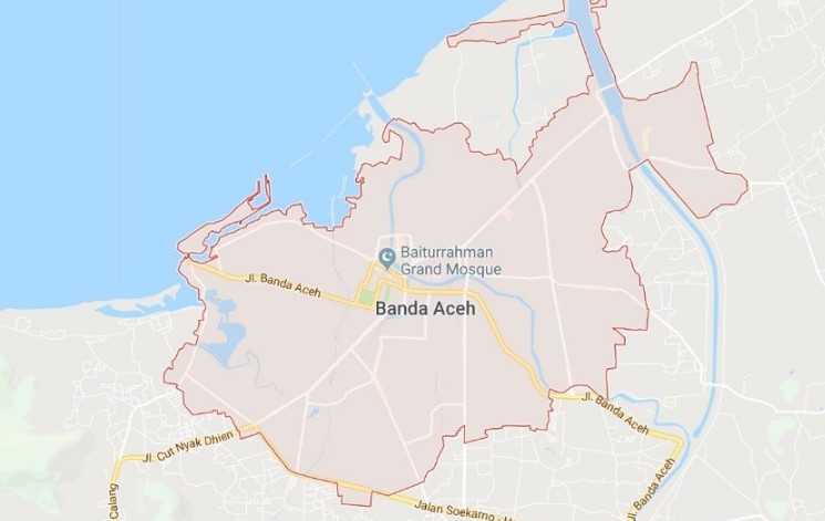 Peta Banda Aceh