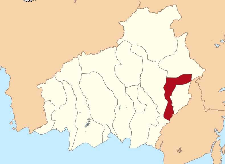 Peta Barito Selatan