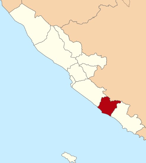 Peta Bengkulu Selatan