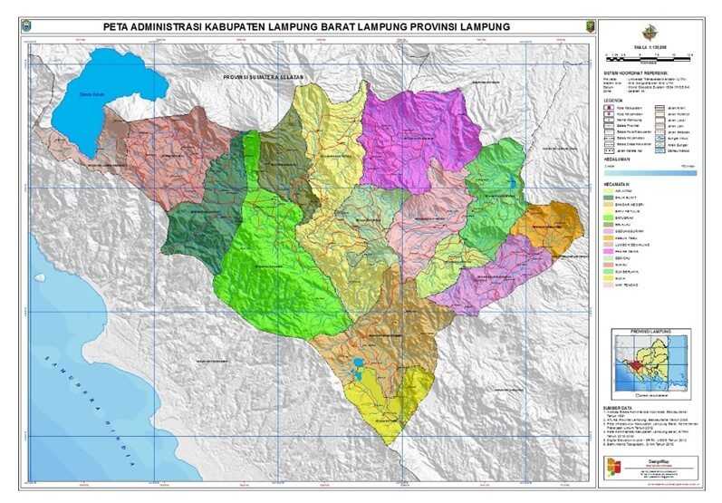 Peta Lampung Barat