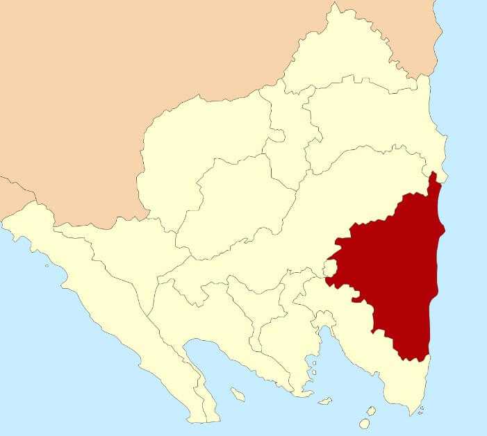 Peta Lampung Timur