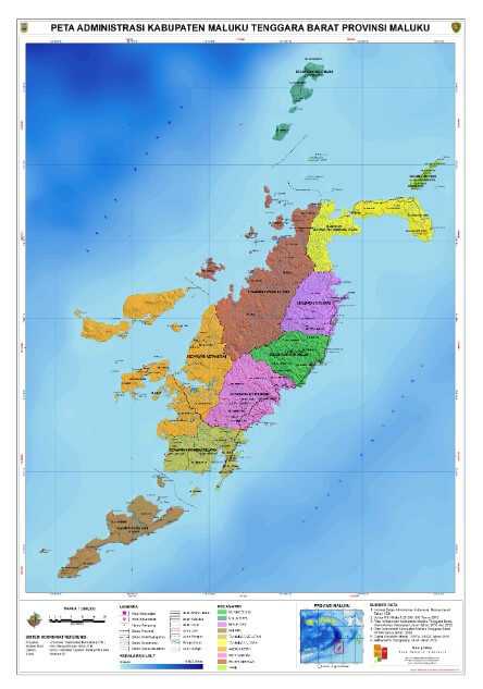 Peta Maluku Tenggara Barat