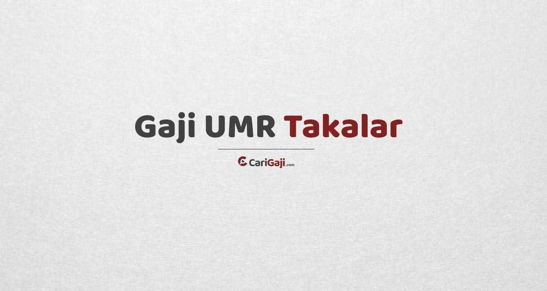 Gaji UMR Takalar
