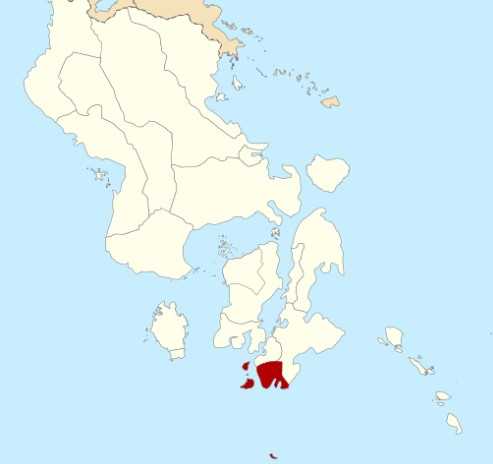 Peta Buton Selatan