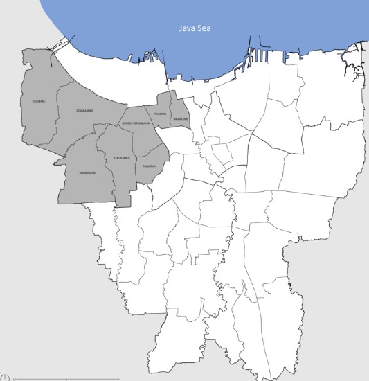 Peta Jakarta Barat