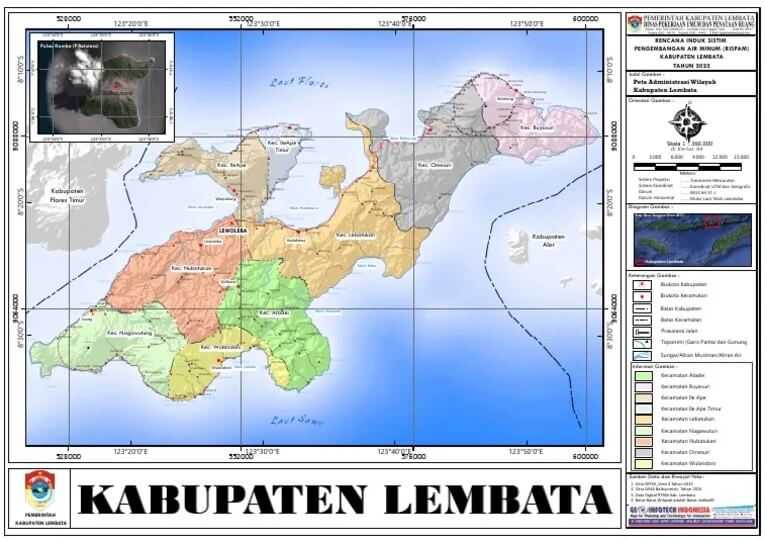 Peta Kabupaten Lembata