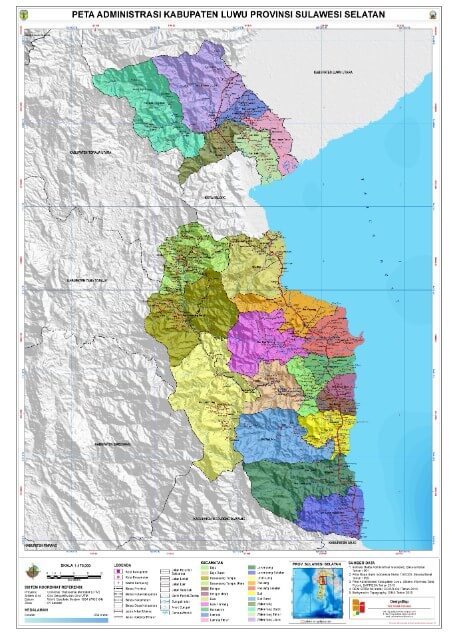 Peta Kabupaten Luwu