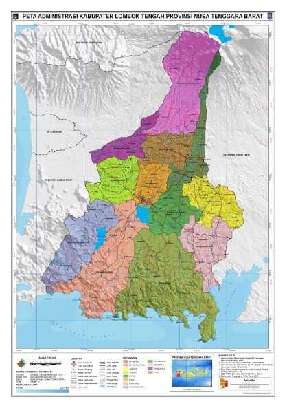 Peta Lombok Tengah