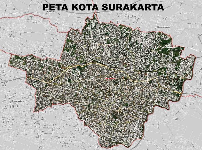 Peta Surakarta