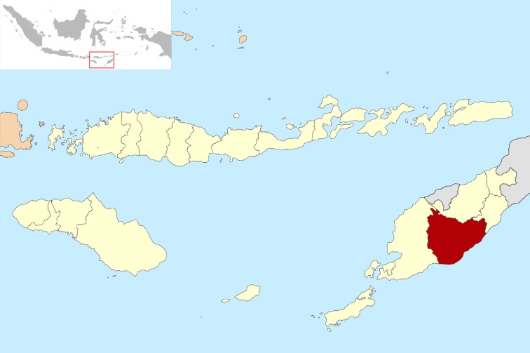 Peta Timor Tengah Selatan