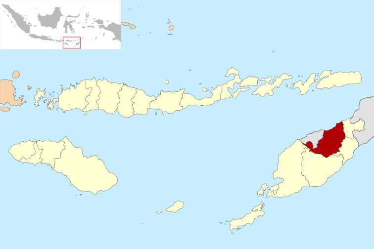 Peta Timor Tengah Utara