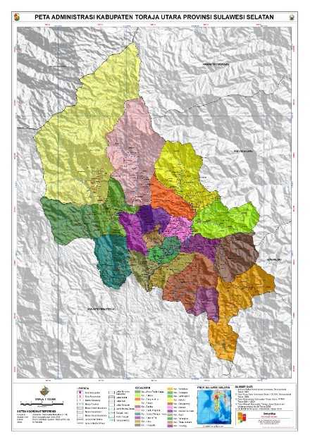 Peta Toraja Utara