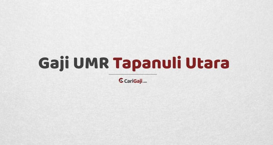 Gaji UMR Tapanuli Utara