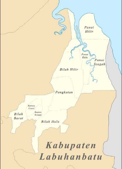 Peta Kabupaten Labuhanratu