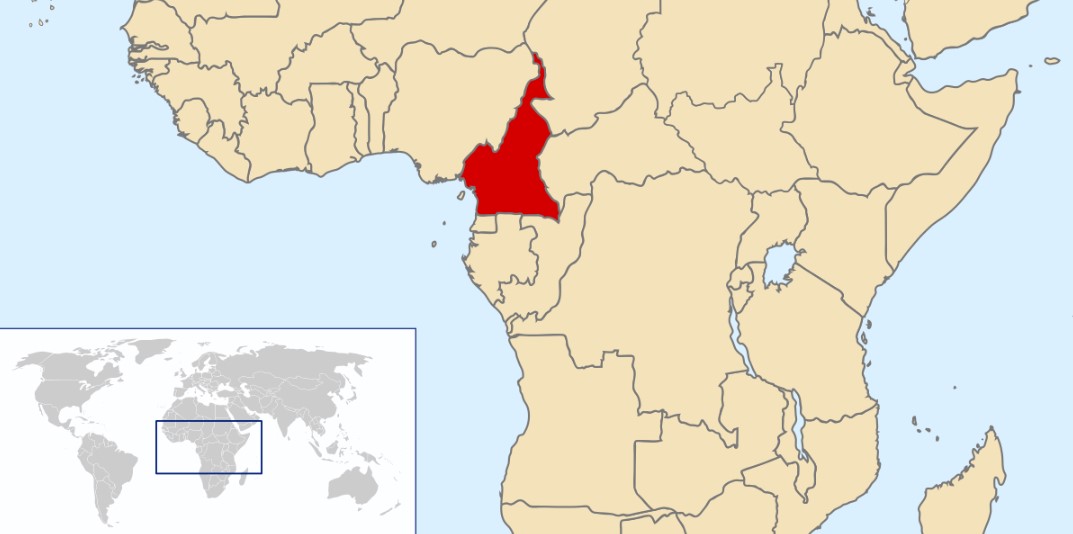 Peta Kamerun
