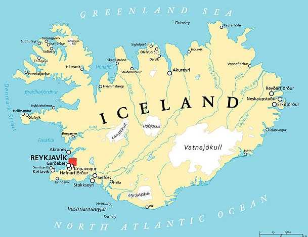Peta Islandia