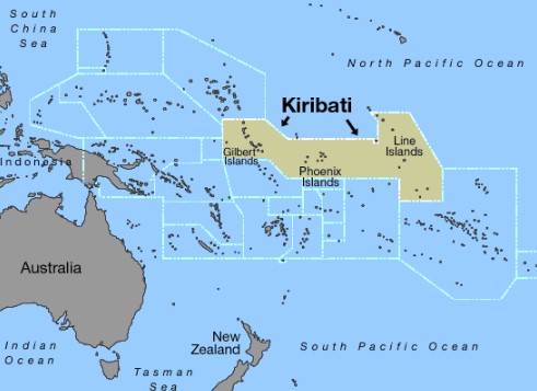 Peta Kiribati