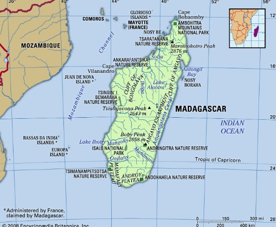 Peta Madagaskar