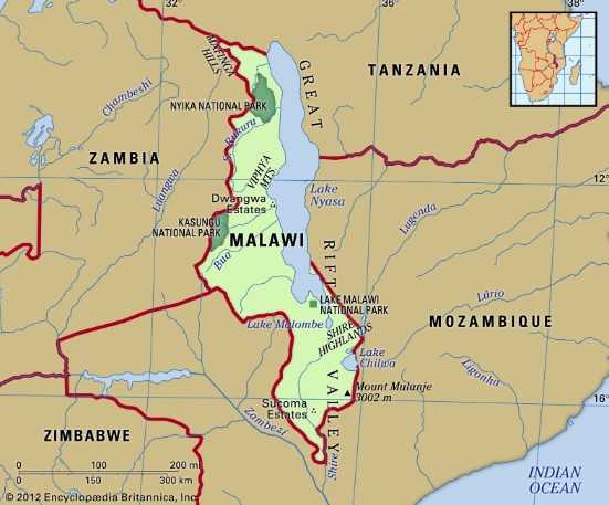 Peta Malawi