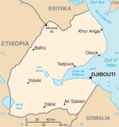 Peta Djibouti