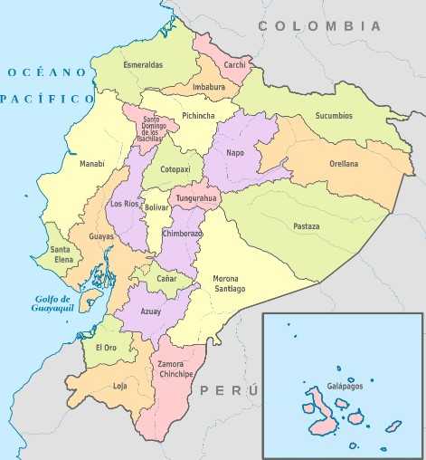 Peta Ekuador