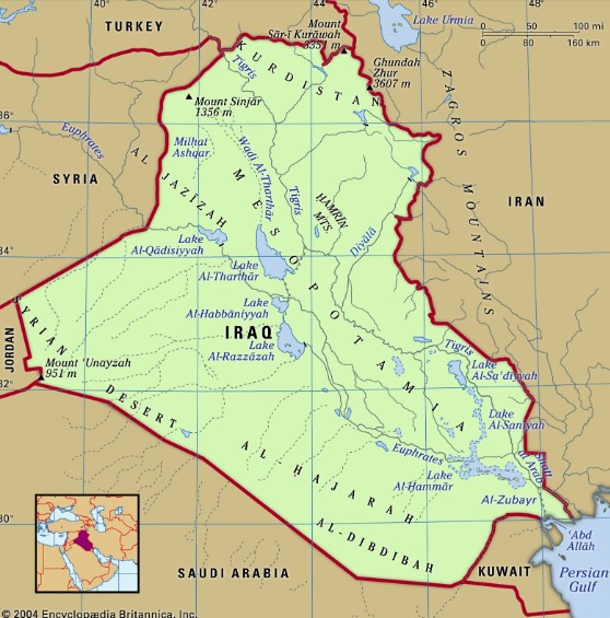 Peta Irak