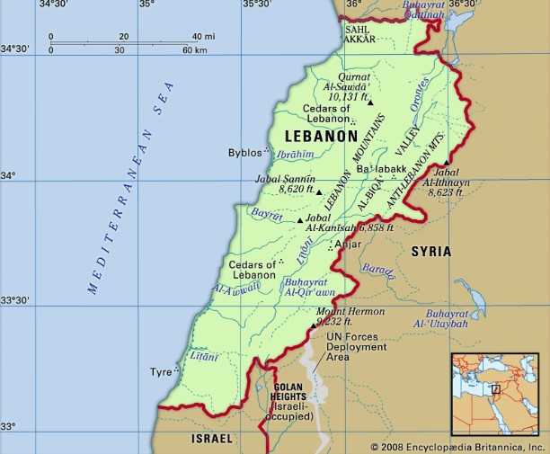 Peta Lebanon