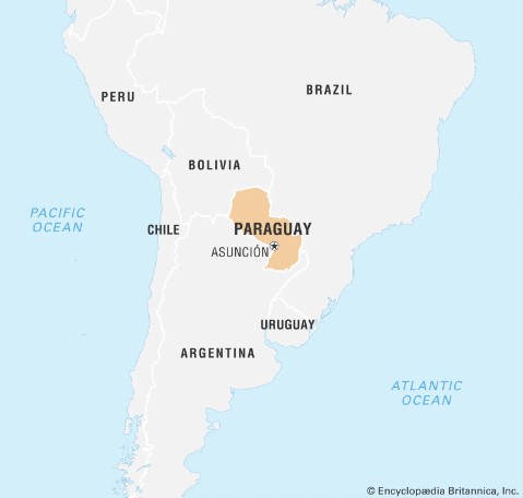 Peta Paraguay