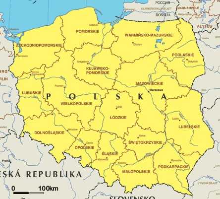 Peta Polandia