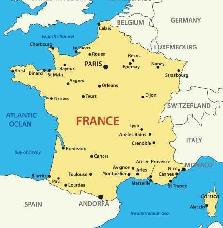 Peta Prancis