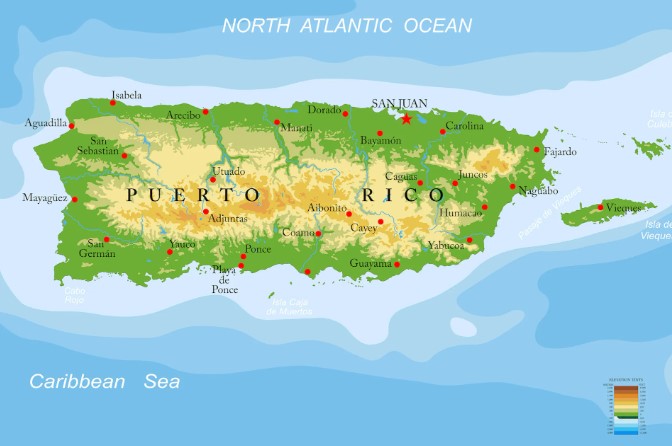 Peta Puerto Rico