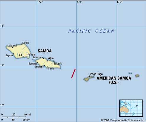 Peta Samoa