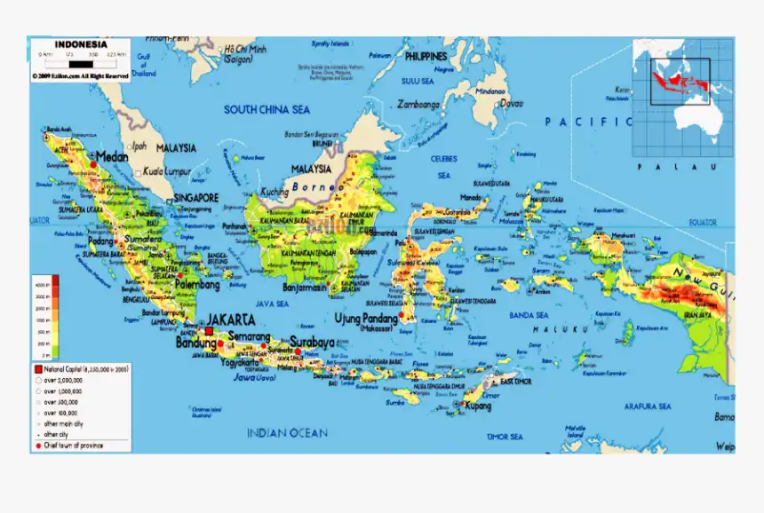 Gambar Peta Indonesia Lengkap
