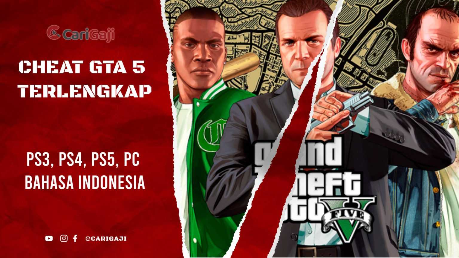 Cheat Gta 5 Terlengkap Ps3 Ps4 Ps5 Pc Bahasa Indonesia