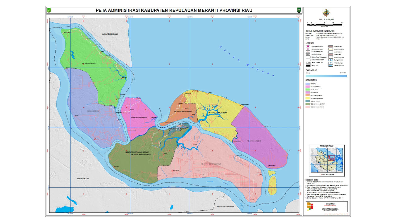 Peta Kepulauan Meranti