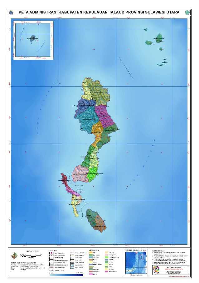Peta Kepulauan Talaud